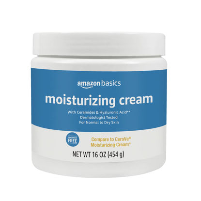 Picture of Amazon Basics Moisturizing Cream, 16 Ounces, 1-Pack