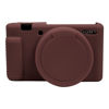 Picture of Easy Hood Camera Case for Sony ZV-1 Camera Removable Lens Cover,Anti-Scratch Silicone Soft Camera Case Compatible with Sony ZV-1 ZV1 Camera(Brown)