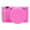Picture of Easy Hood Camera Case for Sony ZV-1 Camera Removable Lens Cover,Anti-Scratch Silicone Soft Camera Case Compatible with Sony ZV-1 ZV1 Camera(Pink)