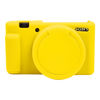 Picture of Easy Hood Camera Case for Sony ZV-1 Camera Removable Lens Cover,Anti-Scratch Silicone Soft Camera Case Compatible with Sony ZV-1 ZV1 Camera(Yellow)