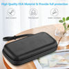 Picture of SKYREH Graphing Calculator Carrying Case for TI-84 Plus CE, Hard EVA Shockproof Protective Case for Texas Instruments TI-84 Plus CE/TI-83 Plus CE/TI-Nspire CX II CAS/Tl-Nspire-CX-ll (Black)