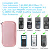 Picture of SKYREH Graphing Calculator Carrying Case for TI-84 Plus CE, Hard EVA Shockproof Protective Case for Texas Instruments TI-84 Plus CE/TI-83 Plus CE/TI-Nspire CX II CAS/Tl-Nspire-CX-ll (Rose Gold)