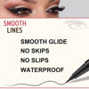 Picture of Eyebrow Stamp Pencil Kit for Eyebrows, Makeup Brow Stamp Trio Kit with Waterproof Eyebrow Pencil, Eyeliner, Eyebrow Pomade, and Dual-ended Eyebrow Brush - Dark Coffee