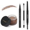 Picture of Eyebrow Stamp Pencil Kit for Eyebrows, Makeup Brow Stamp Trio Kit with Waterproof Eyebrow Pencil, Eyeliner, Eyebrow Pomade, and Dual-ended Eyebrow Brush - Ash Brown