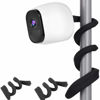 Picture of 2 Pack Flexible Twist Mount Compatible with Arlo Pro 2,Arlo Ultra,Arlo Pro,Arlo Baby, Arlo Pro 3, Arlo Go,Arlo Wall Mount Bracket,Attach Your Arlo Camera Wherever You Like Without Any Tools - Black