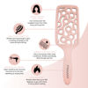 Picture of FRAMAR Professional Vented Hair Brush - Paddle Curved Hair Brush For Blow Drying, Wet Paddle Brush for Women Blow Drying