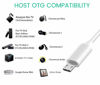 Picture of Ethernet Adapter for TV Stick Cube, Chromecast, Tivo Stream 4K - Micro USB OTG HUB with Power Cable