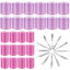 Picture of Hair Curlers Rollers, Cludoo 36Pcs Jumbo Big Hair Roller Sets with Stainless Steel Duckbill Clip, 2 Size Self Grip Hair Curlers Rollers for Long Medium Short Thick Fine Thin Hair Bangs Volume