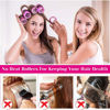 Picture of Hair Curlers Rollers, Cludoo 36Pcs Jumbo Big Hair Roller Sets with Stainless Steel Duckbill Clip, 2 Size Self Grip Hair Curlers Rollers for Long Medium Short Thick Fine Thin Hair Bangs Volume