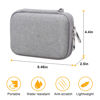 Picture of Elonbo Hard Carry Case for Fujifilm Instax Mini Link 2 / Fujifilm Instax Mini Link Smartphone Printer, Instant Photo Printer Travel Protective Case, Extra Mesh Pocket Fits Film Charger, Grey