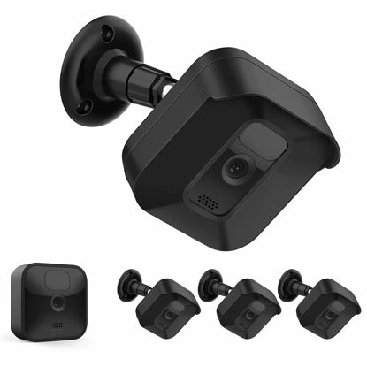 Picture of AOTNEX Wall Mounts for Blink Outdoor Camera, Outdoor Weather Proof Housing with Adjustable Mount for Blink XT/XT2 Home Security System 3 Packs (XT2 Black)