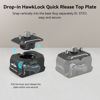 Picture of SmallRig Quick Release Plate with 1/4" Screw, HawkLock Quick Release Top Plate for Stabilizer, Action Camera, Monitor, LED Light, QR Top Plate for SmallRig HawkLock Quick Release System - 3730B