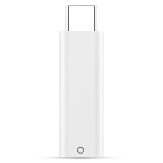 Picture of APETOO Male USB-C to Pencil Adapter for Apple Pencil 1st Gen,USB C to Pencil Lightning Adapter Type C Bluetooth Pairing Charging Connector iPencil Adapter for iPad 10th Generation,White