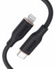 Picture of Anker USB-C to Lightning Cable, 641 Cable (Midnight Black, 3ft), MFi Certified, Powerline III Flow Silicone Fast Charging Cable for iPhone 13 13 Pro 12 11 X XS XR 8 Plus (Charger Not Included)