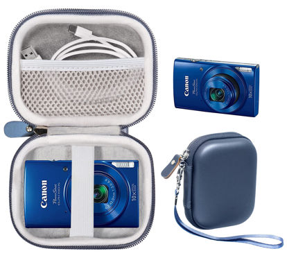 Picture of WGear Digital Camera Case for Sony W800/S, DSCW830; Canon PowerShot ELPH180, ELPH 190, 350 HS, 310 360; Kodak PIXPRO Friendly Zoom FZ43, FZ53-BL; Nikon COOLPIX L32 Midnight Blue WG0
