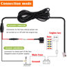 Picture of Aienxn Radar Detector Hardwire Kit,Direct Wire Wiring kit,Radar Detector Quick Connection Plug and Play Power Cord Cable,with RJ-11 Telephone Style Jack Radar Detector (13FT) Q-014