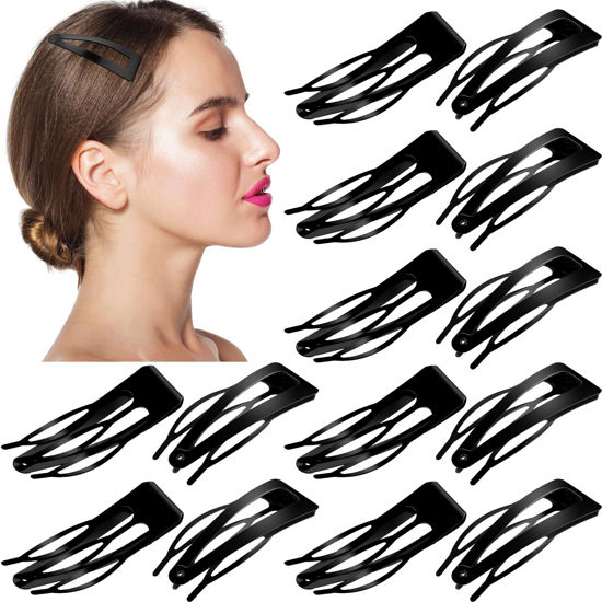 Buy Goody Metal Contour Hair Snap Clips - 6 Count, Black and Brown - Just  Snap Into Place - Suitable for All Hair Types - Pain-Free Hair Accessories  for Women and Girls -