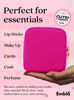 Picture of Embla Cosmetic Bag - Makeup Bag Travel Pouch, Toiletry Bags Cute Makeup Organizer, Nylon Zipper Pouches, Pink Black Coin Purse, Storage Bag Cosmetics Organizer, Make up bags Mini, Small, Large, Womens
