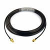 Picture of Bingfu WiFi Antenna Extension Cable 2-Pack RP-SMA Male to RP-SMA Female Bulkhead Mount RG174 Cable 5m 16.5 feet for WiFi Router Security IP Camera Wireless Network Card Adapter