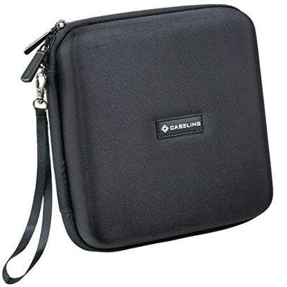 Picture of Caseling Portable Hard Carrying Travel Storage Case for External USB, DVD, CD, Blu-ray Rewriter / Writer and Optical Drives - Black
