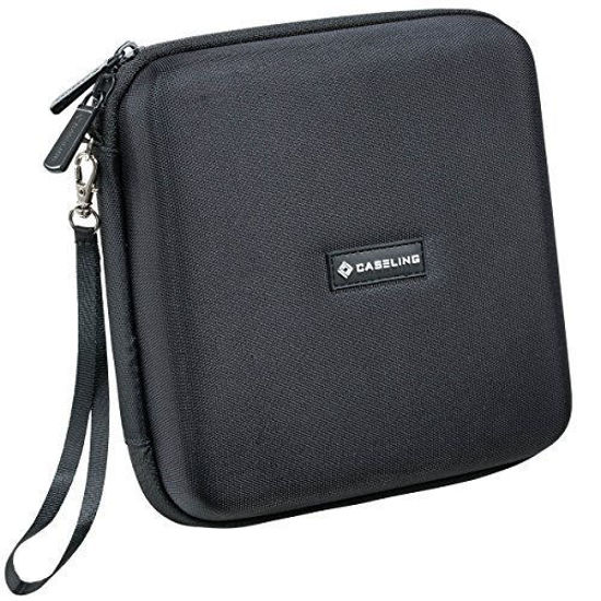 Picture of Caseling Portable Hard Carrying Travel Storage Case for External USB, DVD, CD, Blu-ray Rewriter / Writer and Optical Drives - Black