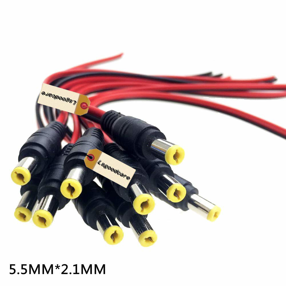 GetUSCart- Lsgoodcare 20Pcs 5.5 x 2.1 MM 10A DC Power Jack Socket Dc099 ...