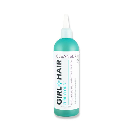 Picture of GIRL+HAIR Cleanse+ Moisturizing Shampoo | Restorative for Dry, Damaged Hair | Treat Dry, Itchy Scalp | With Shea Butter, Tea Tree Oil (10.1 fl oz)
