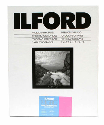 Picture of Ilford Multigrade Cooltone Resin Coated (RC) Black & White Paper (8 x 10', Glossy, 100 Sheets)