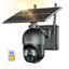 Picture of Xega 4G LTE Cellular Security Camera Outdoor Solar Camera Wireless, 2K HD Color Night Vision PTZ 360° View, Smart PIR Motion Detection, 2-Way Talk, No WiFi, SIM Card Included, IP66 - US Version