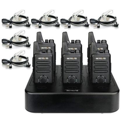 NR10 Noise Reduction Walkie Talkie (6 Pack) with Six-Unit Charger