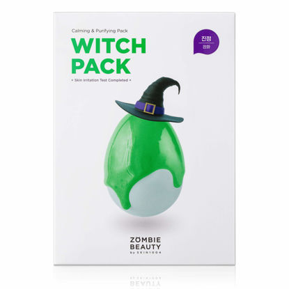 Picture of SKIN1004 Witch Pack (1box - 8ea) | Creamy Mud Pack with Green Tea, Water Calming Purifying Pore Care