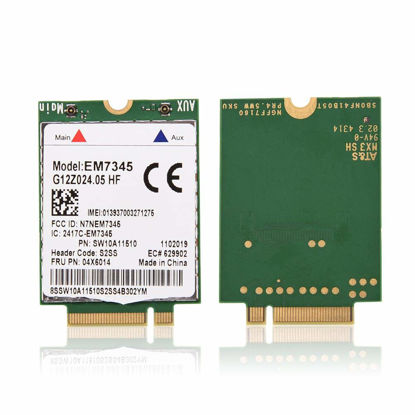 Picture of EM7345 Module Card, 4G LTE WWAN Card Module for Thinkpad X250 X1C W550 T450 X240 T440, etc, Supports EMEA Countries, Australia and New Zealand