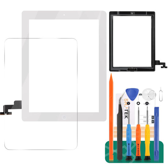 for iPad Air White Touch Screen Glass Digitizer Home Button Assembly