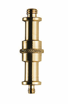 Picture of Manfrotto 013 Double End Stud 1/4-Inch 20 and 3/8-Inch Adapter Spigot - Replaces 3094