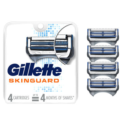 Picture of Gillette SkinGuard Men's Razor Blades, 4 Blade Refills