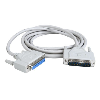 Picture of WESAPPINC 8.9 Feet DB25 25 Pin Male to Female Serial Parallel Printer Extension Cable 2.7M (14.80 Feet(4.5M))