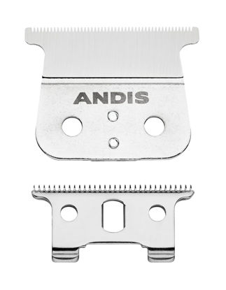 Picture of Andis 04521 Replacement T-Blade For T-Outliner Trimmer, Close Cutting Zero Gapped, Replacement Blade For Andis Model GTO, GO, SL, SLS Trimmers, Silver