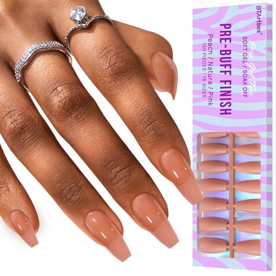 Solid Color Neutral Tone Nails - Matte or Glossy | The Nailest
