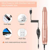 Picture of COSITTE Electric Nail Drill, USB Electric Nail Drill Machine for Acrylic Nails, Portable Electrical Nail File Polishing Tool Manicure Pedicure Efile Nail Supplies for Home and Salon Use, Gold