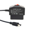 Picture of Universal OBD OBD2 Power Cable for Dash Camera 24 Hours Surveillance/Acc Mode with Switch Button, 3Pin OBDII Adapter Hardwire Charger Cable 12-26V to 5V 2.5A(Mini USB Straight Port) (1, Black)
