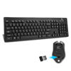 Picture of Rii RK200 Wireless Keyboard and Mouse Combo 2.4GHz Ultra Slim Full Size Compact Keyboard Mouse for Windows, Laptop, Notebook, PC, Desktop, Computer - Black
