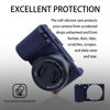 Picture of Easy Hood Sony ZV-E10 Camera Case Protects Camera from Scratches and Friction with its Soft Silicone Material(Blue)