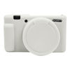 Picture of Easy Hood Camera Case for Sony ZV-1 Camera Removable Lens Cover,Anti-Scratch Silicone Soft Camera Case Compatible with Sony ZV-1 ZV1 Camera(White)