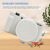 Picture of Easy Hood Camera Case for Sony ZV-1 Camera Removable Lens Cover,Anti-Scratch Silicone Soft Camera Case Compatible with Sony ZV-1 ZV1 Camera(White)