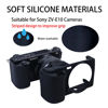 Picture of Easy Hood Sony ZV-E10 Camera Case Protects Camera from Scratches and Friction with its Soft Silicone Material(Black)