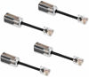 Picture of Uvital Telephone Cord Detangler, Anti-Tangle Telephone Handset Cable 360 Degree Rotating Landline Swivel Cord Untangler Black (4 Pack)