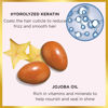 Picture of HASK KERATIN Smoothing Hair Oil Vials for shine and frizz control for all hair types, color safe, gluten free, sulfate free, paraben free - 2 Hair Oil Vials