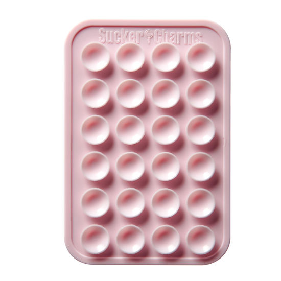 Picture of SuckerCharms Removable and Reusable Suction Cup Phone Mount/Patent Pending (Pink-a-Licious)