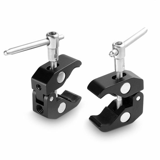 Picture of SMALLRIG Super Clamp(2 Pack) Magic Arm Clamp for DJI Ronin, Camera Monitor, LED Light 2058