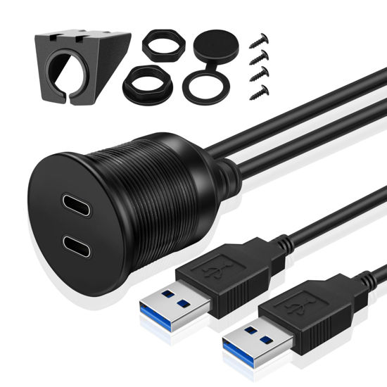 Usb dash mount on sale adapter